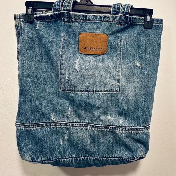 American Eagle Outfitters Blue Denim Tote - Picture 2 of 6